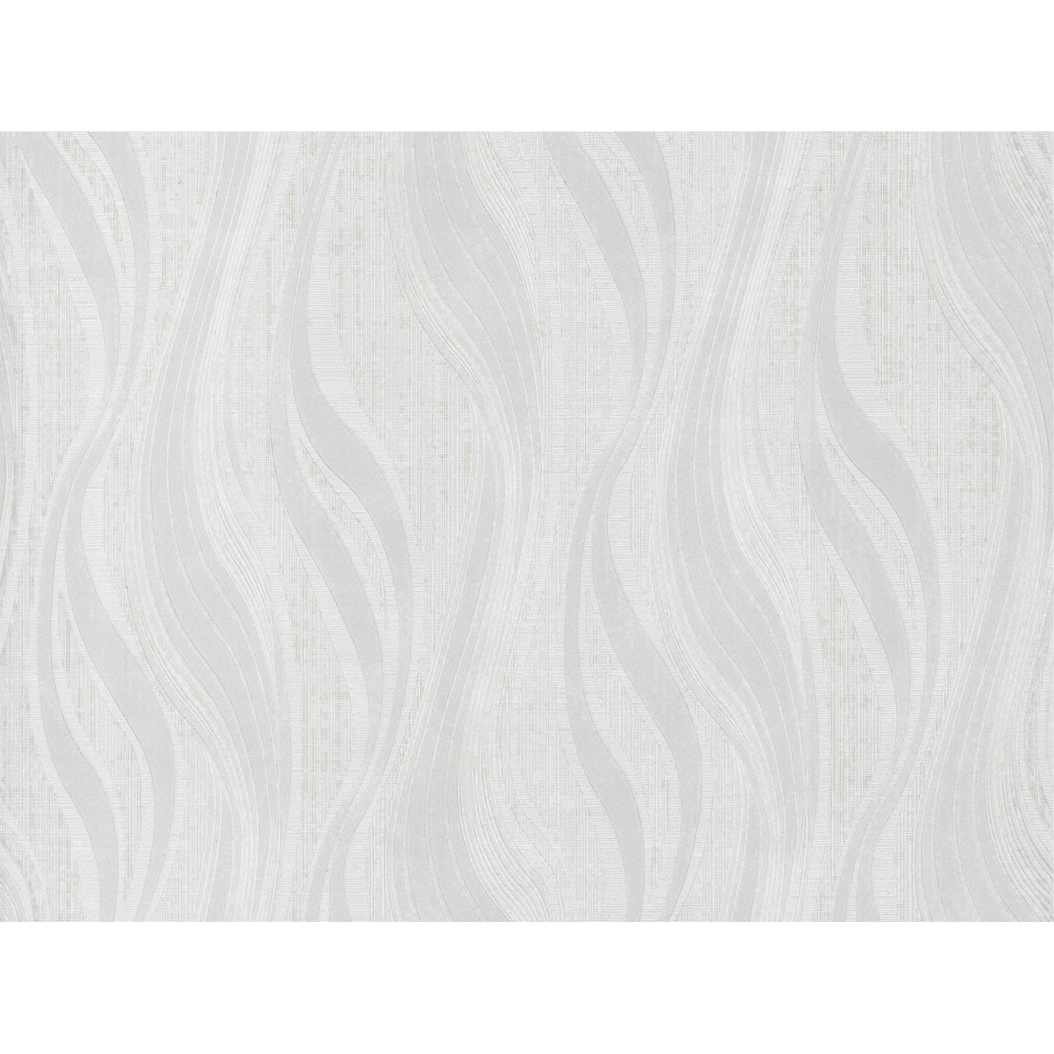 Finest Selection Vliestapete Welle Weiß FSC®
