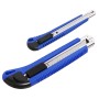 LUX Cutter-Set, 2-teilig, 9 mm und 18 mm, blaue Universalmesser mit Klingen.