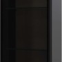 Pelipal Quantum 05 Wandschrank in Anthrazit mit Rauchglastür und LED-Beleuchtung.