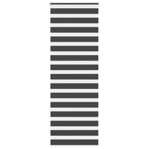 vidaXL Doppelrollo Schwarz 80x200 cm Stoffbreite 75,9 cm Polyester 4014257