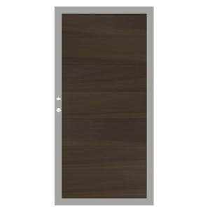 Osmo Tor Multi-Fence Co-Extrusion Walnuss, Zauntür aus BPC mit Rahmen, 89x178cm.