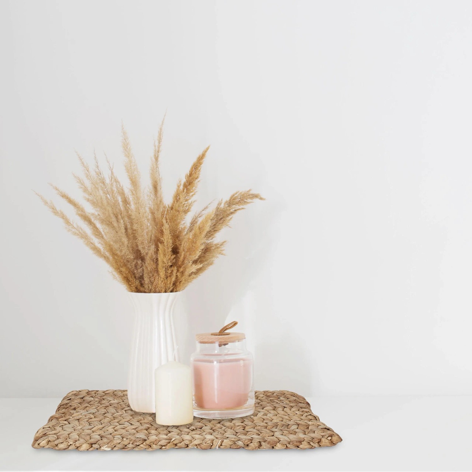 Relaxdays Tischset 6er Set Wasserhyazinthe Natur Hitzebeständig 42 cm x 30 cm x 1,5 cm 0,23 kg_5