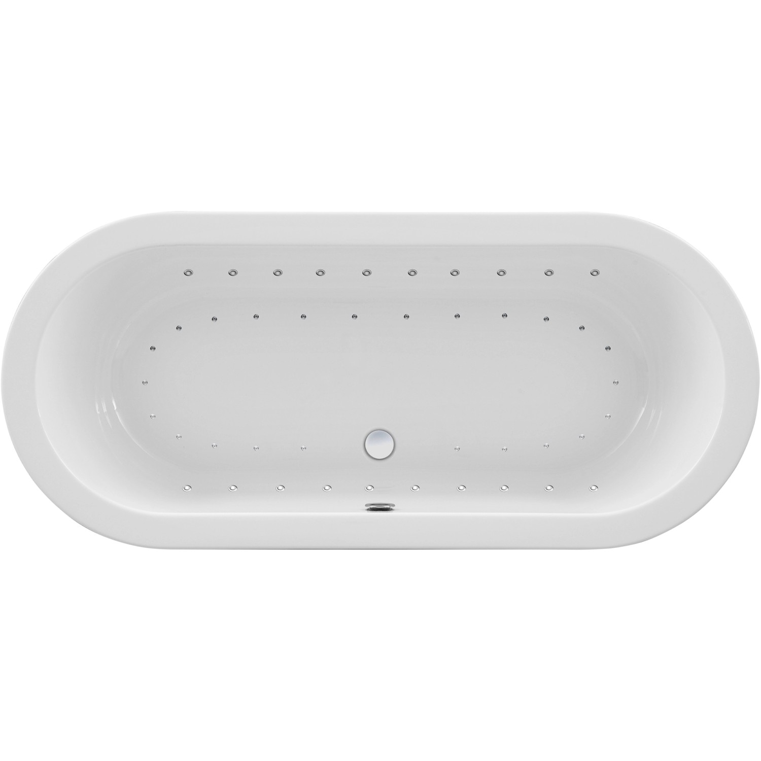 Ottofond Whirlpool Flora Komfort-Light-/Silentsystem 179,5 cm x 80 cm Weiß günstig online kaufen