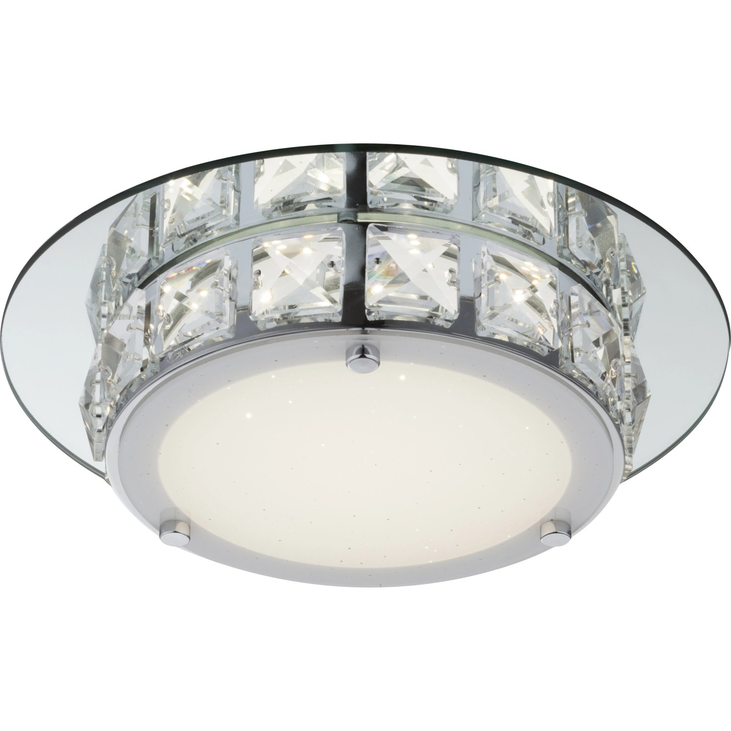 Globo LED-Deckenleuchte MARGO Chrom