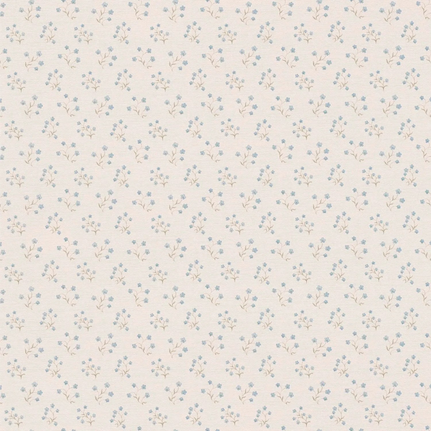 Bricoflor Vintage Tapete mit Blümchen im Landhausstil Romantische Blumentap günstig online kaufen