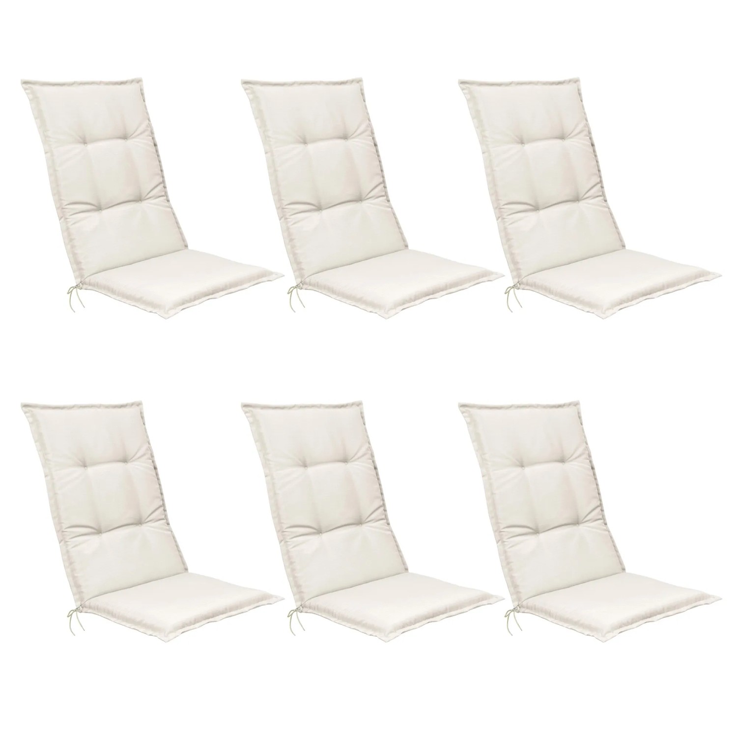 Beautissu Base HL Hochlehner 120x50x6cm Natur 6tlg