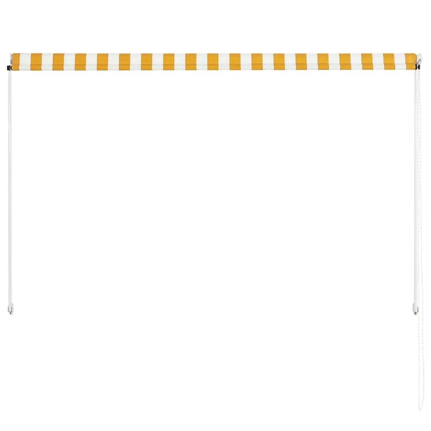 vidaXL Einziehbare Markise 200x150 cm Gelb und Weiß 143753_5