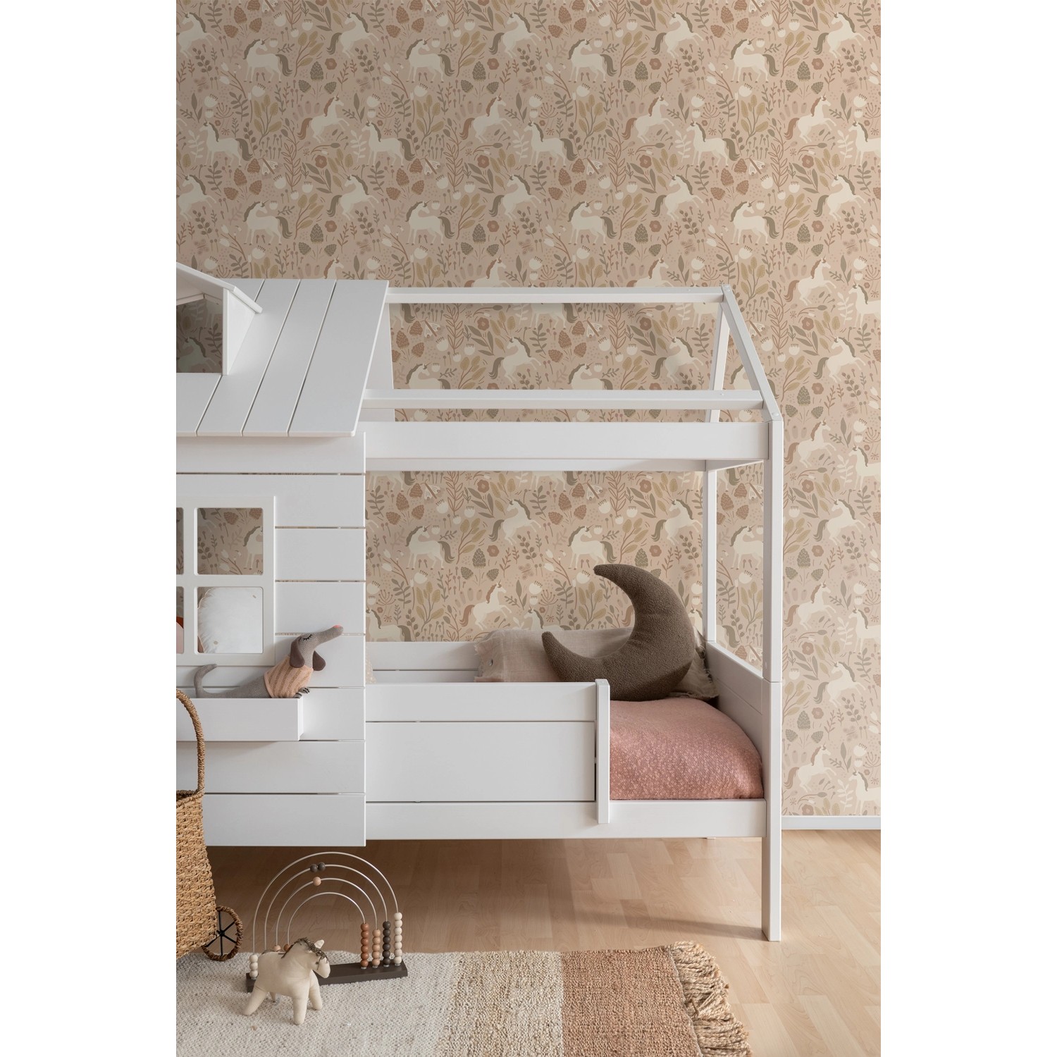 ESTAhome Tapete Einhörner Sandbeige 50 x 900 cm 139875 günstig online kaufen