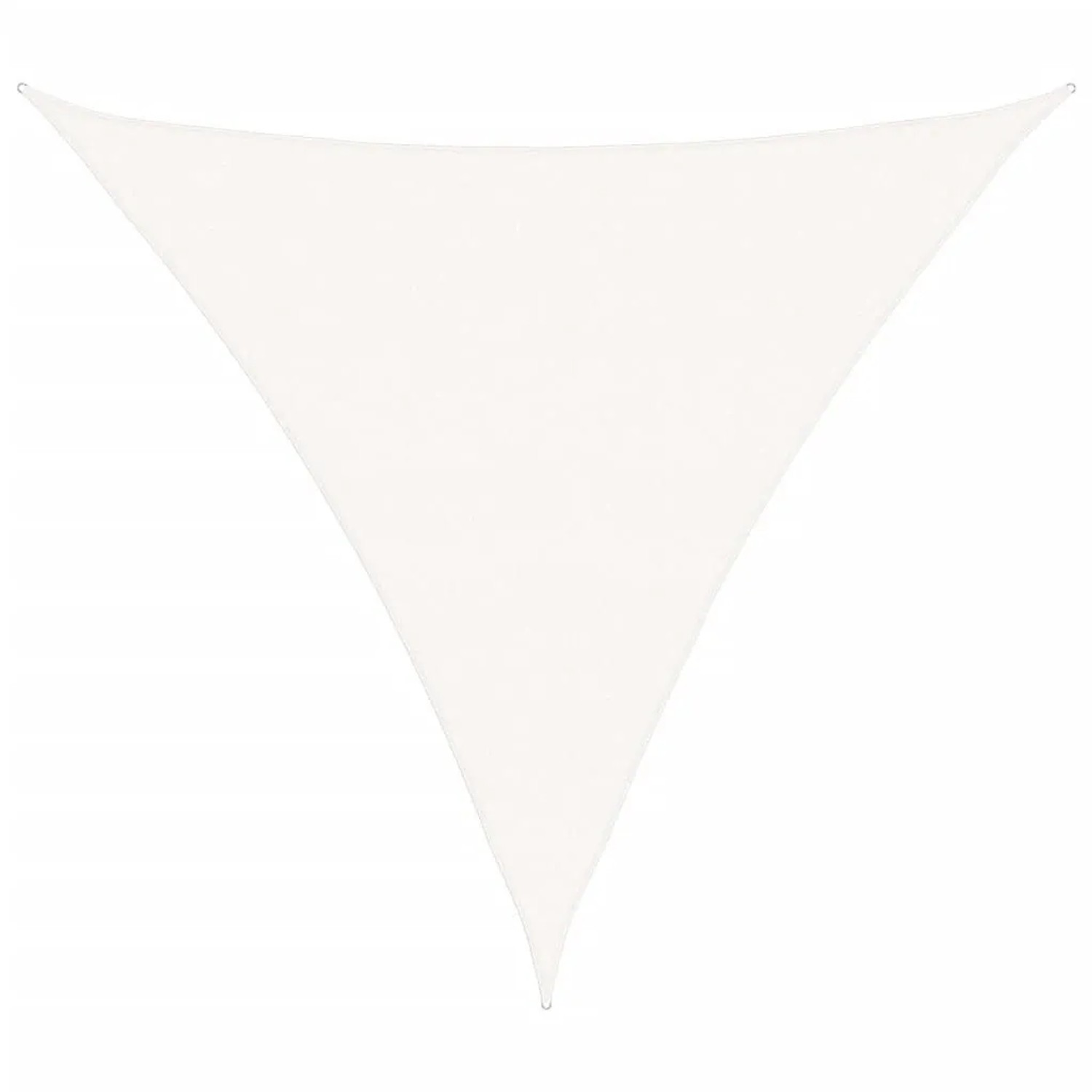 vidaXL Sonnensegel HDPE Dreieckig 5 x 5 x 5 m Weiß 43019