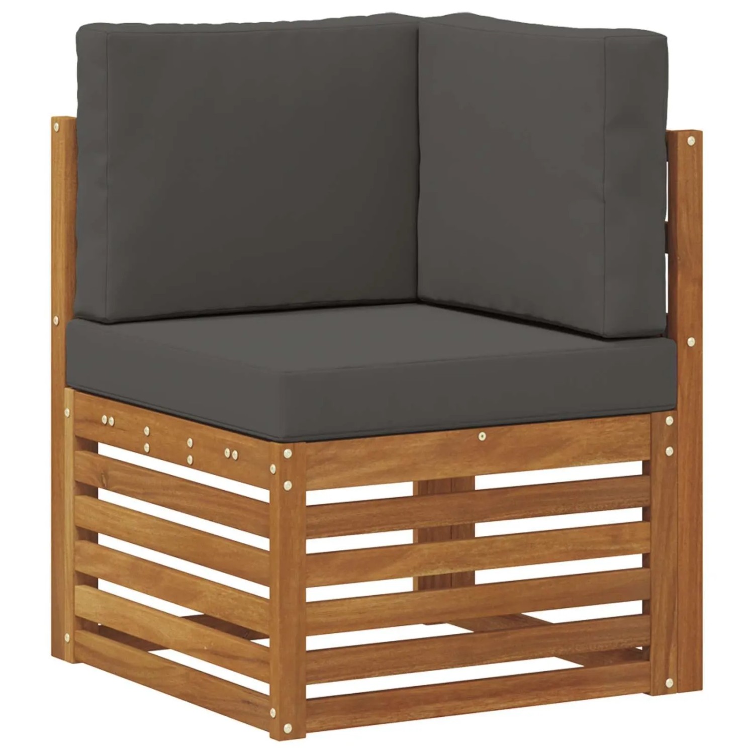 vidaXL Outdoor Ecksofa Massivholz Akazie Natur 900502