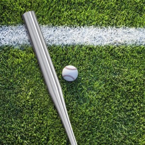 Relaxdays Baseballschläger Aluminium Silber Schwarz Rutschfest 86 cm x 5 cm