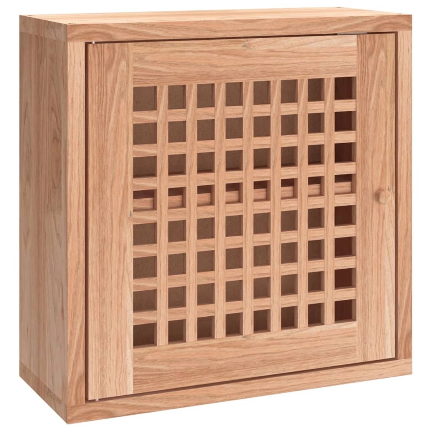 vidaXL Wandschrank 42x18x42 cm Massivholz Nussbaum günstig online kaufen