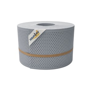 zaunzu Sichtschutz PP Premium gelocht, Fenstergrau, 50m Rolle für Zaunbau.