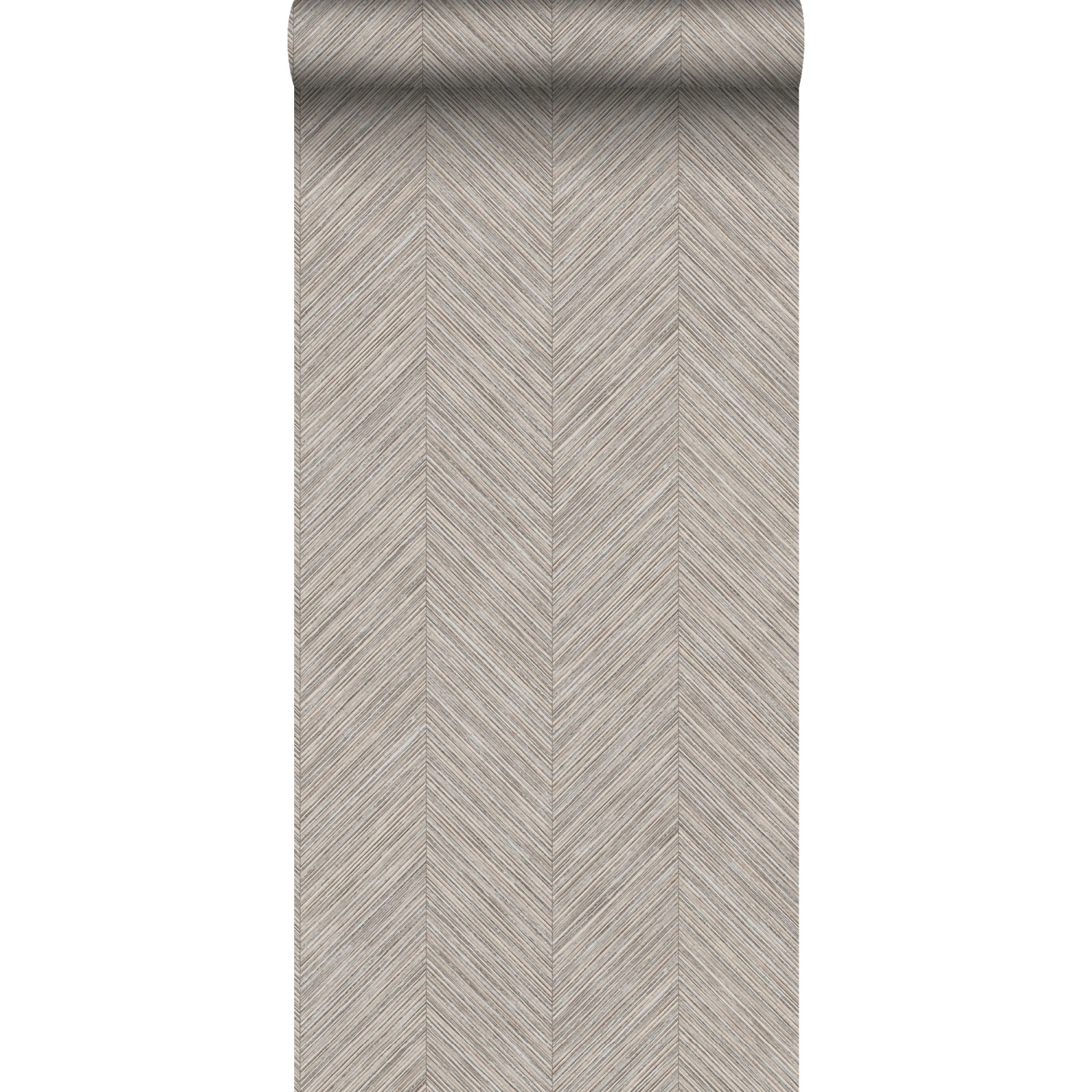 Sanders & Sanders Tapete Fischgrätmuster Beigebraun 53 cm x 10 m günstig online kaufen