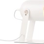 Weiße Brilliant Tischlampe Yan E27, 29 cm hoch, aus Metall für Design-Akzente.