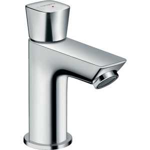 Hansgrohe Logis 70 Standventil für Warmwasser, Chrom. Waschbeckenarmatur ohne Ablaufgarnitur.