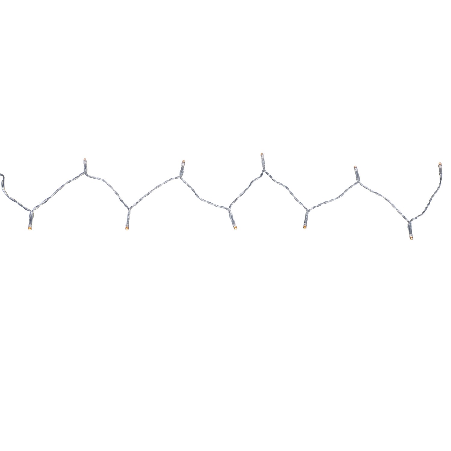 Globo LED-Lichterkette 10 LEDs Metall Silber 90 cm Warmweiß
