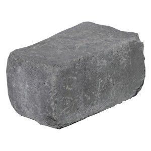 EHL Mauerstein Verona Antik Light, anthrazit, 24x14x12 cm. Rustikaler Mauerstein für Garten und Außenbereich.