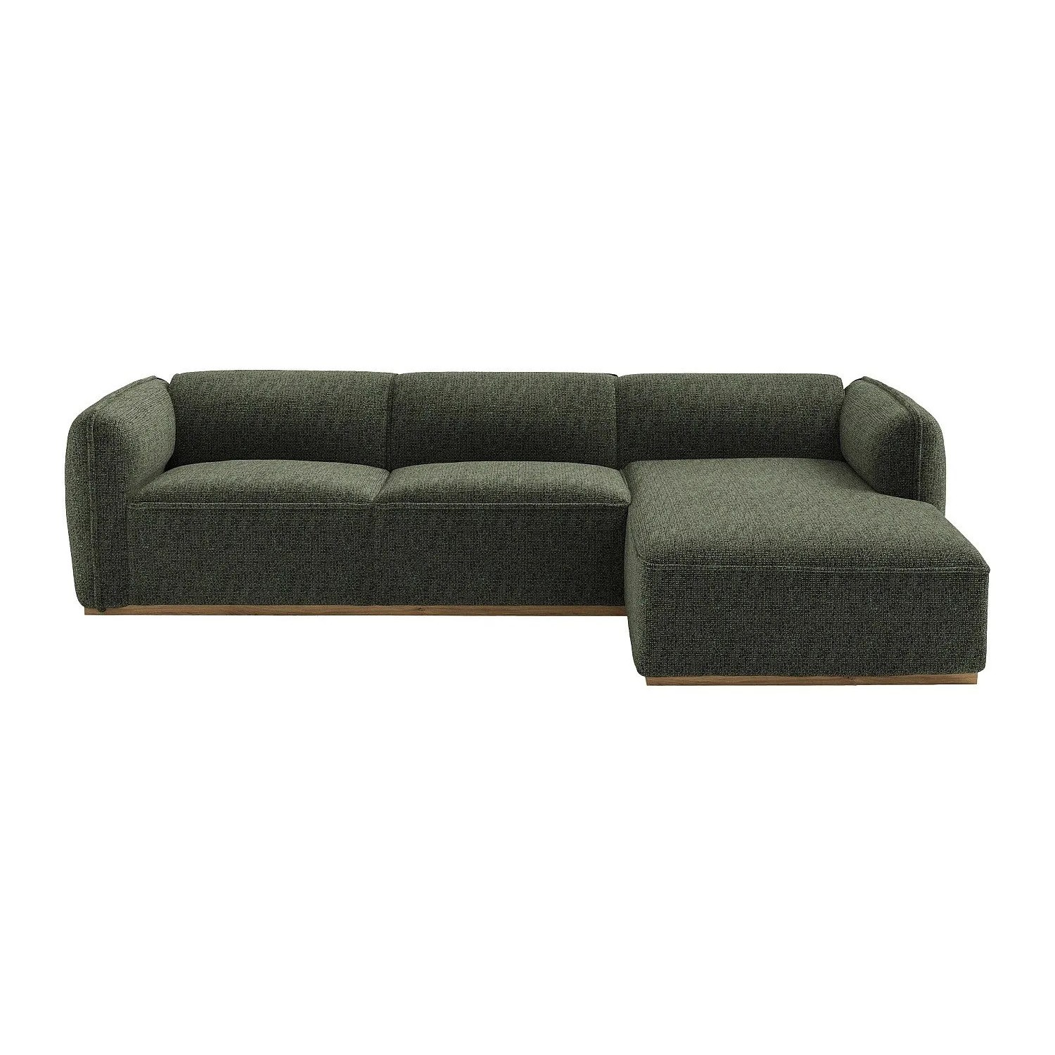 Vente-unique Sofa Ohne Schlafmöglichkeit Canobru Khaki 272 cm