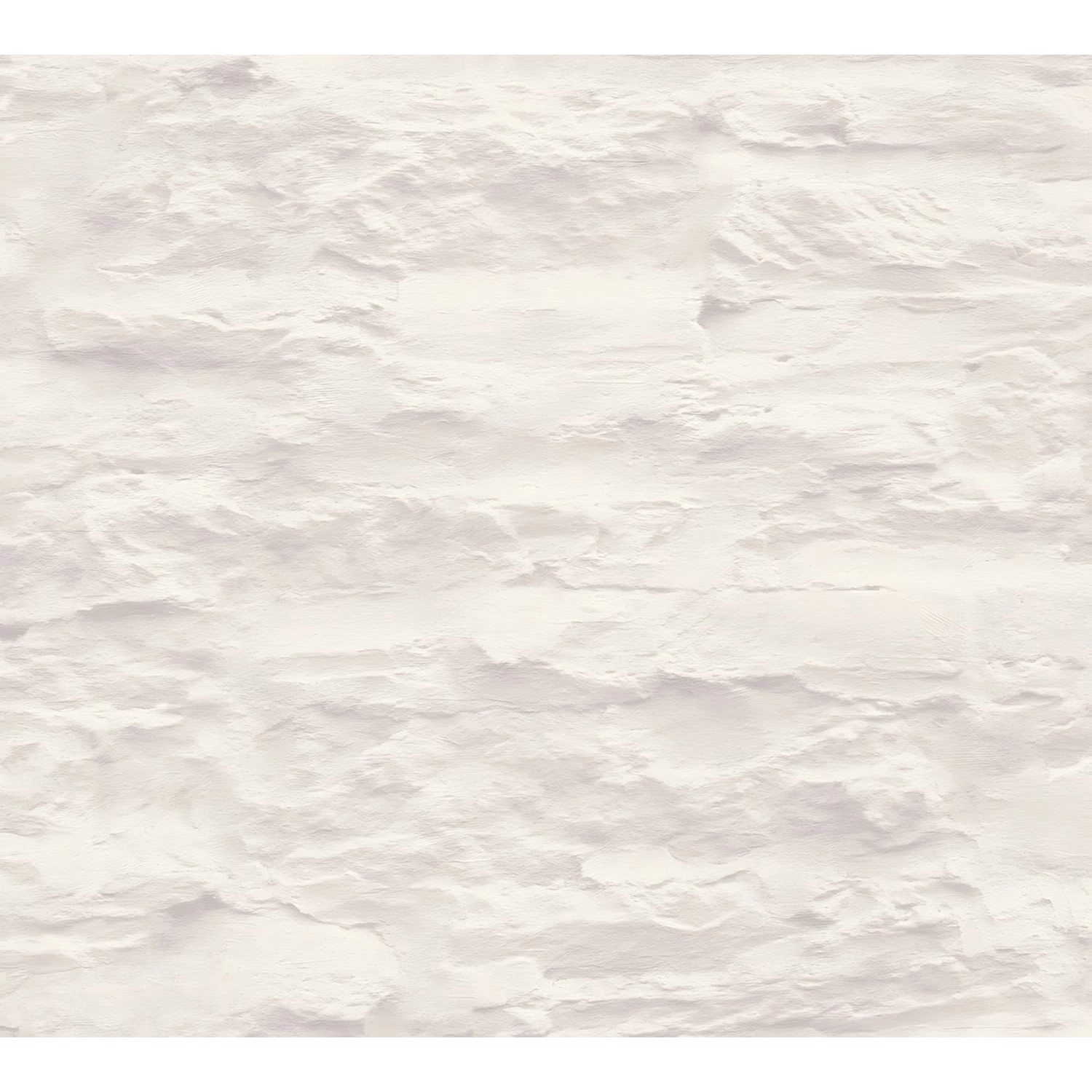 PROFHOME 959083-GU Stein Kacheln Tapete Steinoptik Matt Creme Weiß 0,53 m x 10,05 m 5,33 m2 Creme