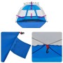 vidaXL Strandzelt 2 Personen Azurblau Quick Release Wasserdicht 4005308_13