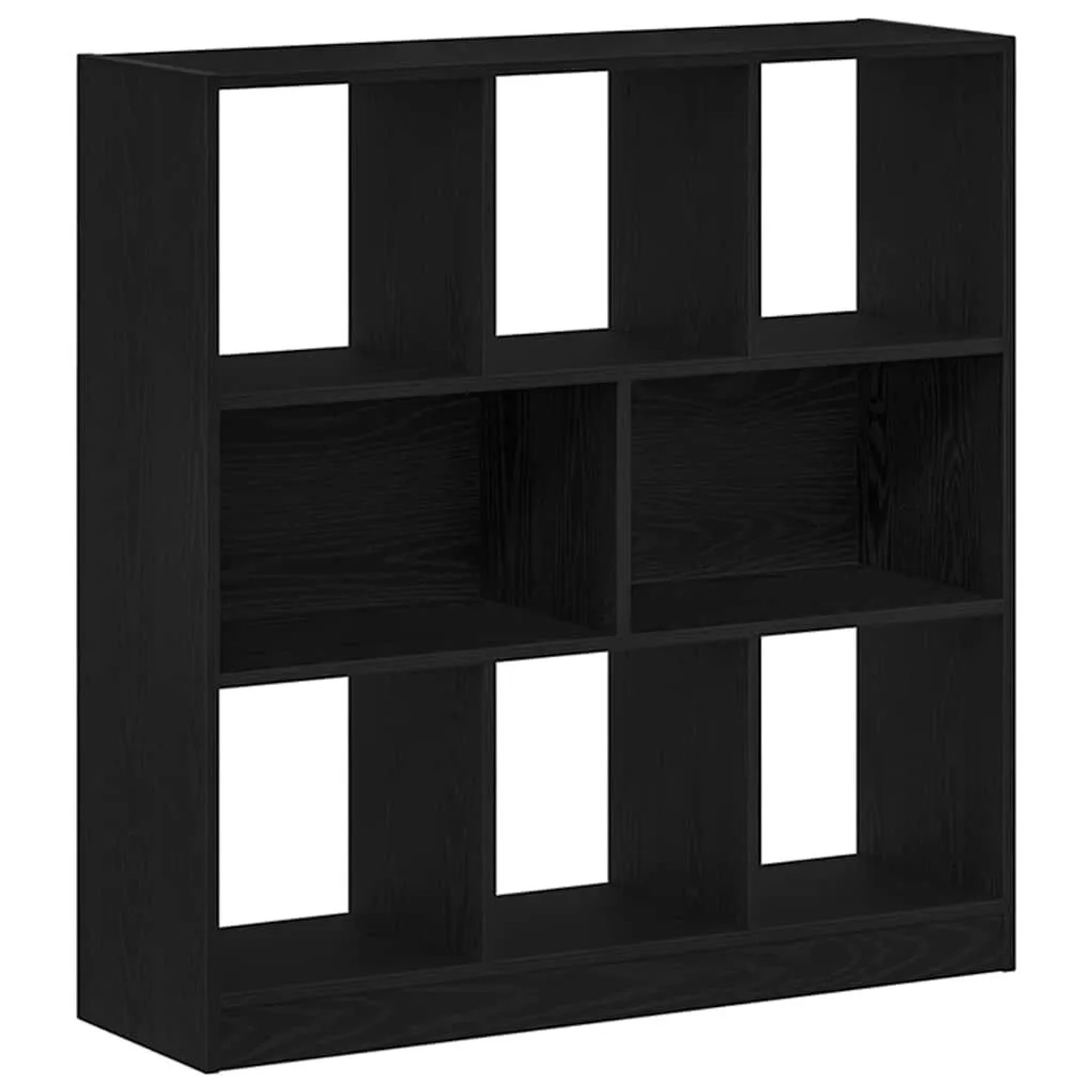 vidaXL Bücherregal Schwarz Eichen-Optik 97,5x29,5x100 cm Holzwerkstoff 8624 günstig online kaufen