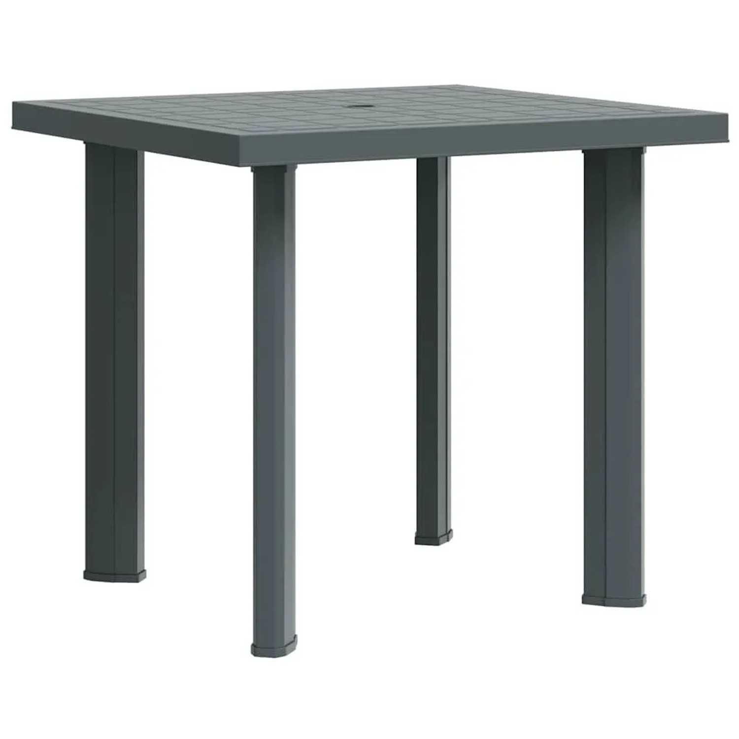 Furnicato Gartentisch Grün 80x75x72 Cm Kunststoff