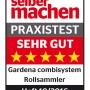 Auszeichnung: GARDENA Combisystem Rollsammler "sehr gut" im Praxistest.