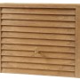 Garantia Regenwasser-Wandtank Woody 350 l Lightwood in Holzoptik mit Messinghahn.