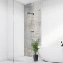 Walllux Duschrückwand Beton Flair Alu-Verbund 3 mm 150 x 255 cm_2