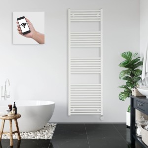 anapont Elektrischer Badheizkörper 1775x500  WiFi APP  Handtuchheizkörper  Badheizung Elektrisch Handtuchheizung Made in Germany