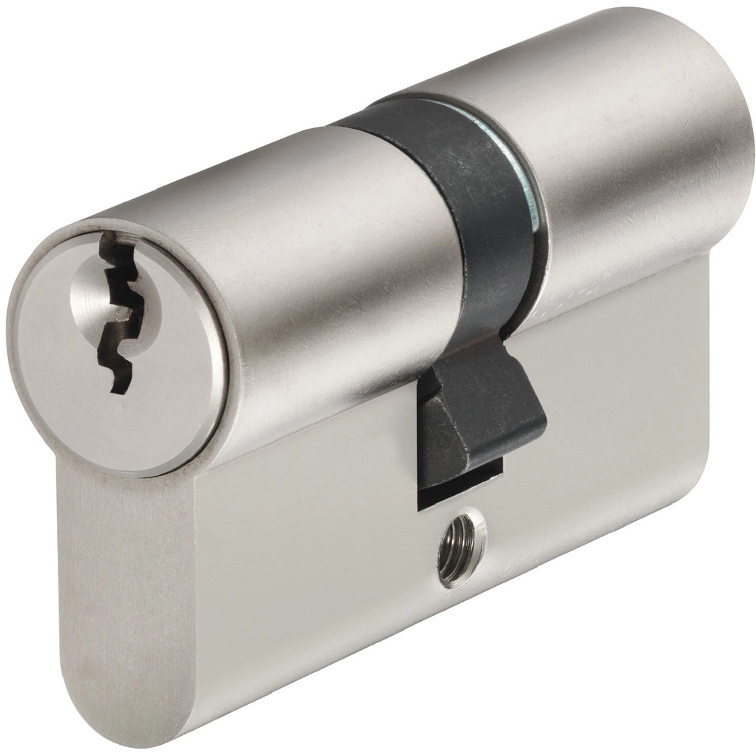 Profilzylinder 20/30 mm für Schlosskasten PZ Edelstahl gebürstet inkl. Schlüssel