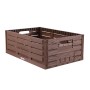 Bestgoodies Faltbox in Holzoptik, 60x40 cm, ideal für Badaccessoires und mehr.