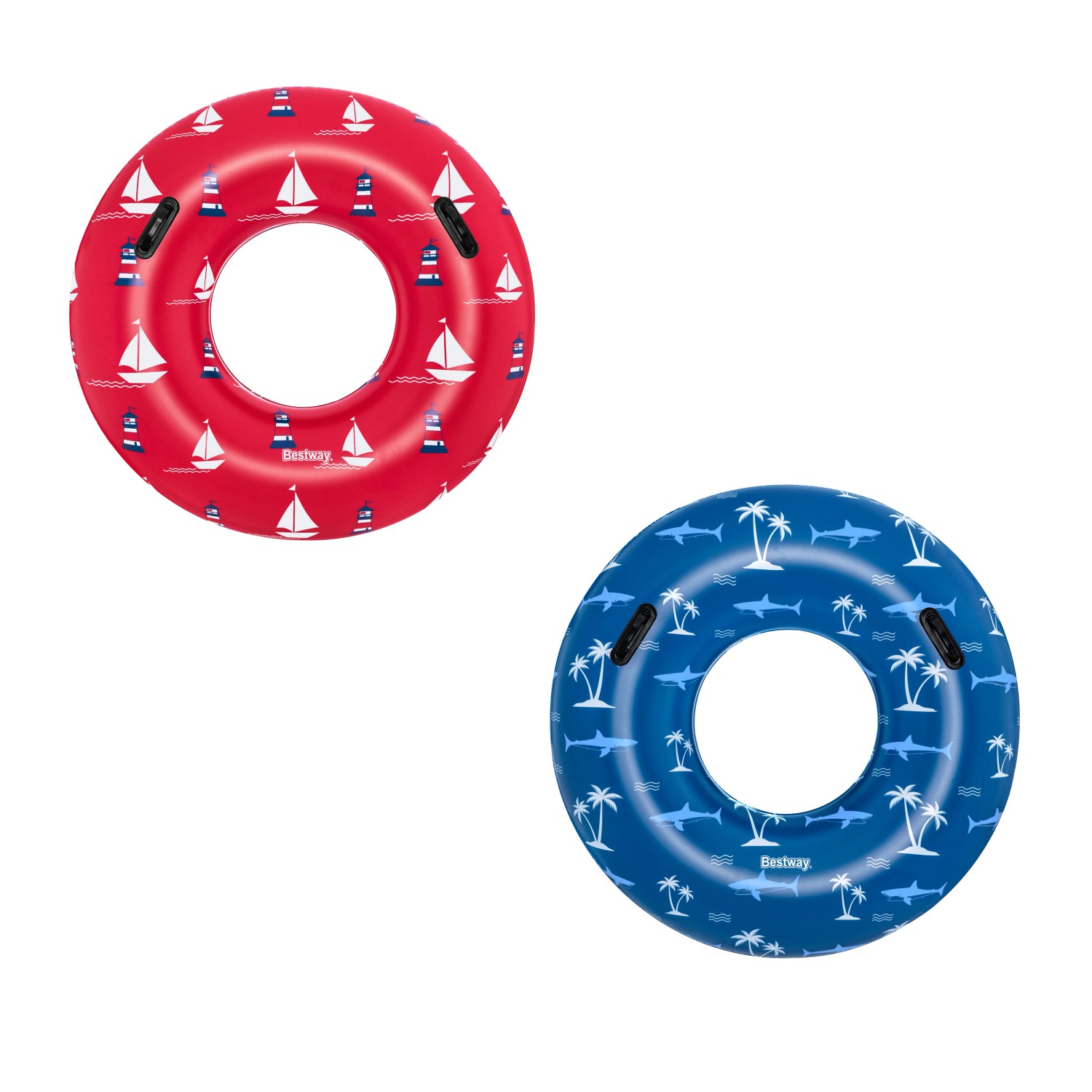 Bestway Schwimmring Nautical ab 12 Jahren 2-fach Sortiert Ø 119 cm