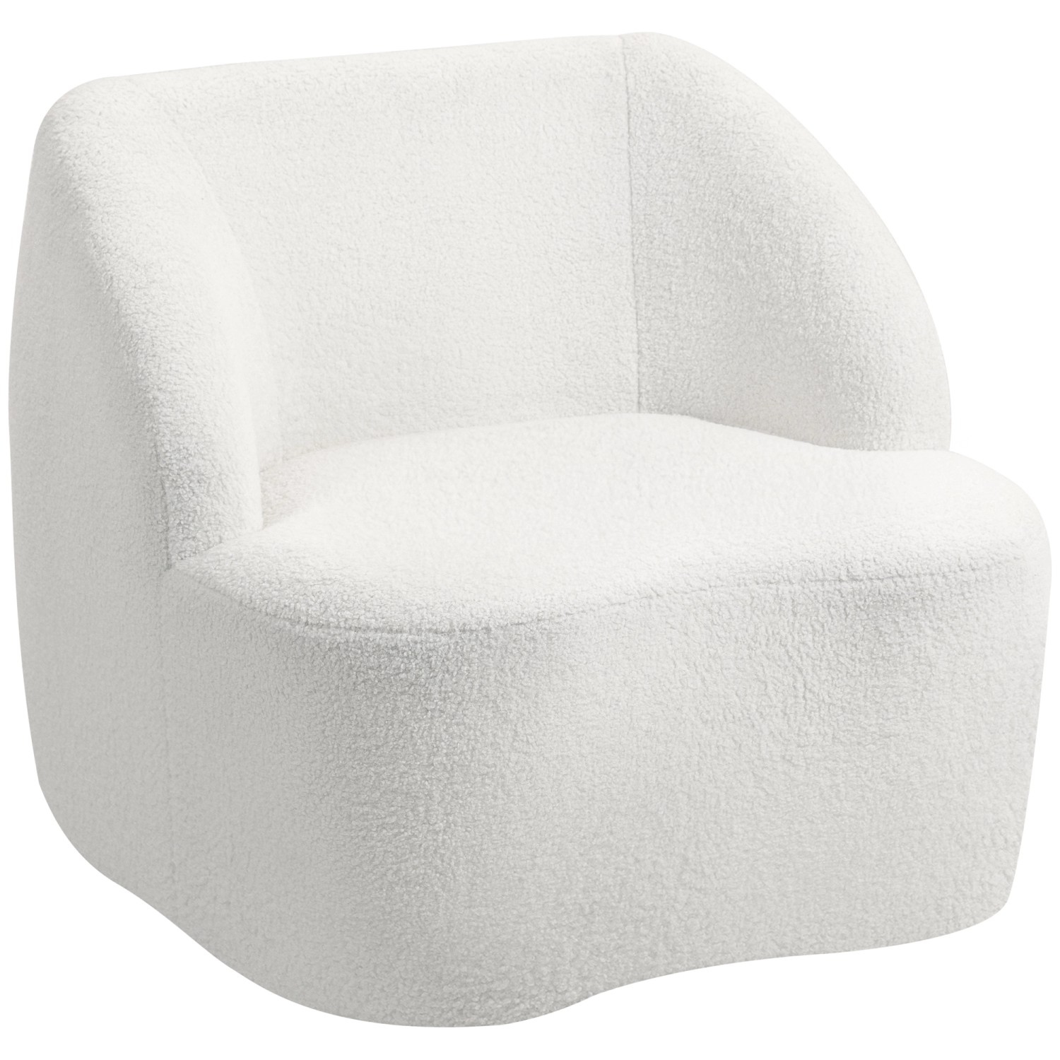 HOMCOM Sofa 81 cm Couch Polstersofa Erforderlich 82L x 81B x 73H cm Cremewe günstig online kaufen