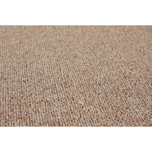 Detailaufnahme des beigen Andiamo Teppichboden Henry, 200x300 cm. Moderner Teppich mit Polypropylen-Fasern.