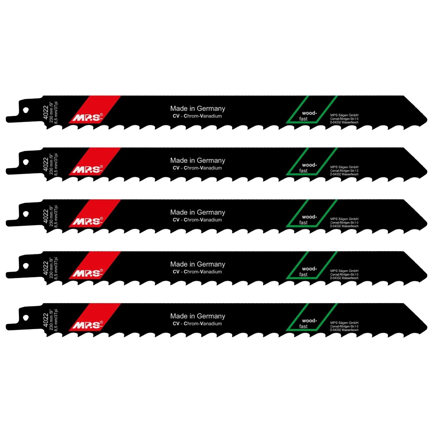 MPS CV-Säbelsägeblatt Für 20-170mm Materialstärke 5 Stück günstig online kaufen