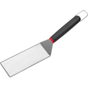 Jamestown Plancha Grillspachtel aus Edelstahl mit schwarzem Griff, Teil des 5-teiligen Grillsets.