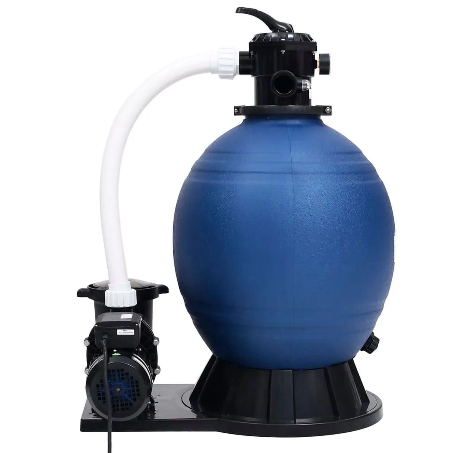 vidaXL Sandfilter mit 7-Wege-Ventil und 1000 W Pumpe Blau Schwarz 313991_2