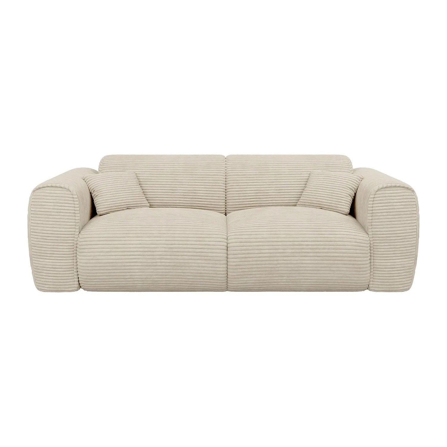 Vente-unique Schlafsofa Pognia Beige 216 cm