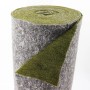 Aquagart Ufermatte 9m x 1m, grüne Böschungsmatte für Teichfolie, Rollenansicht.