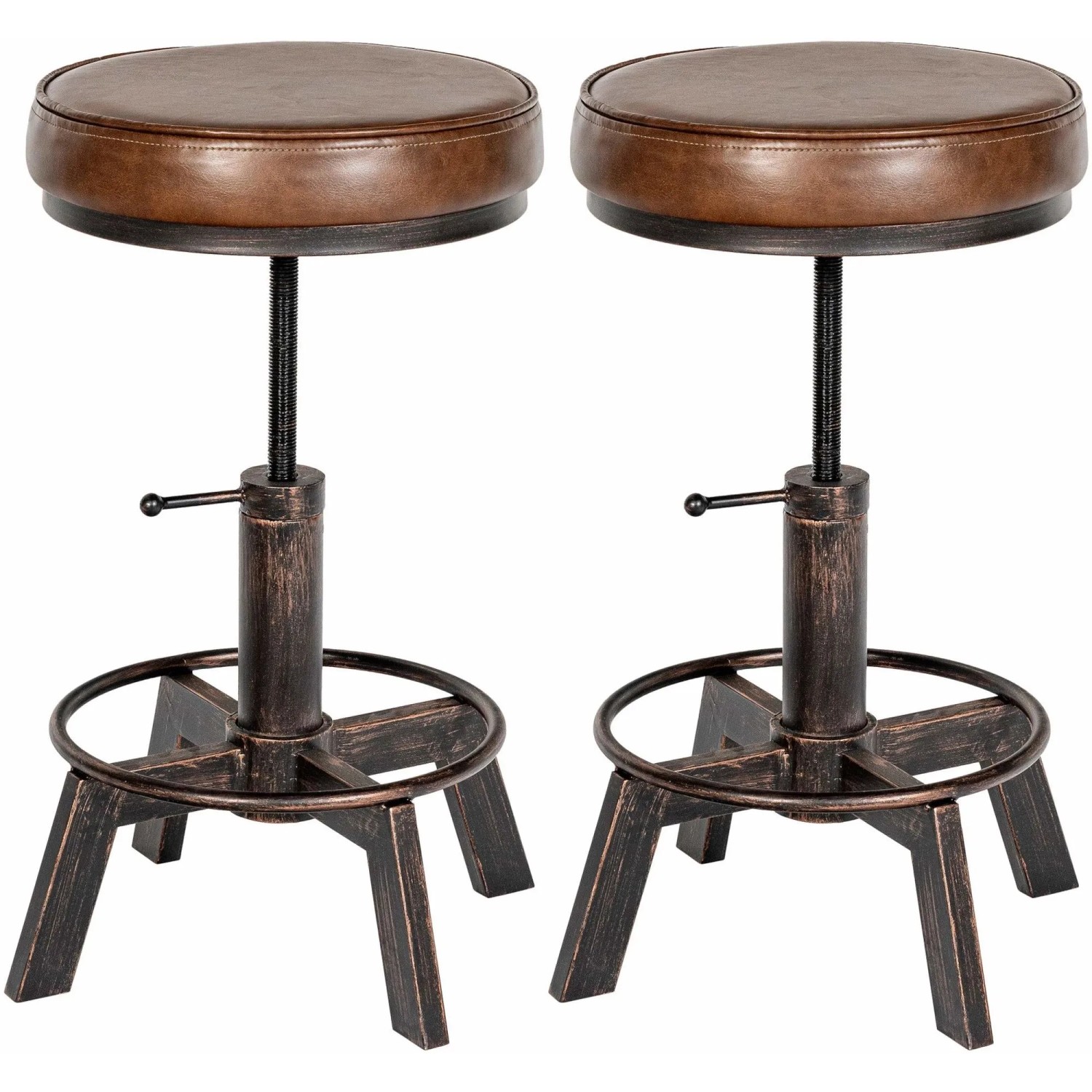CLP 2er Set Hocker Destin Bronze