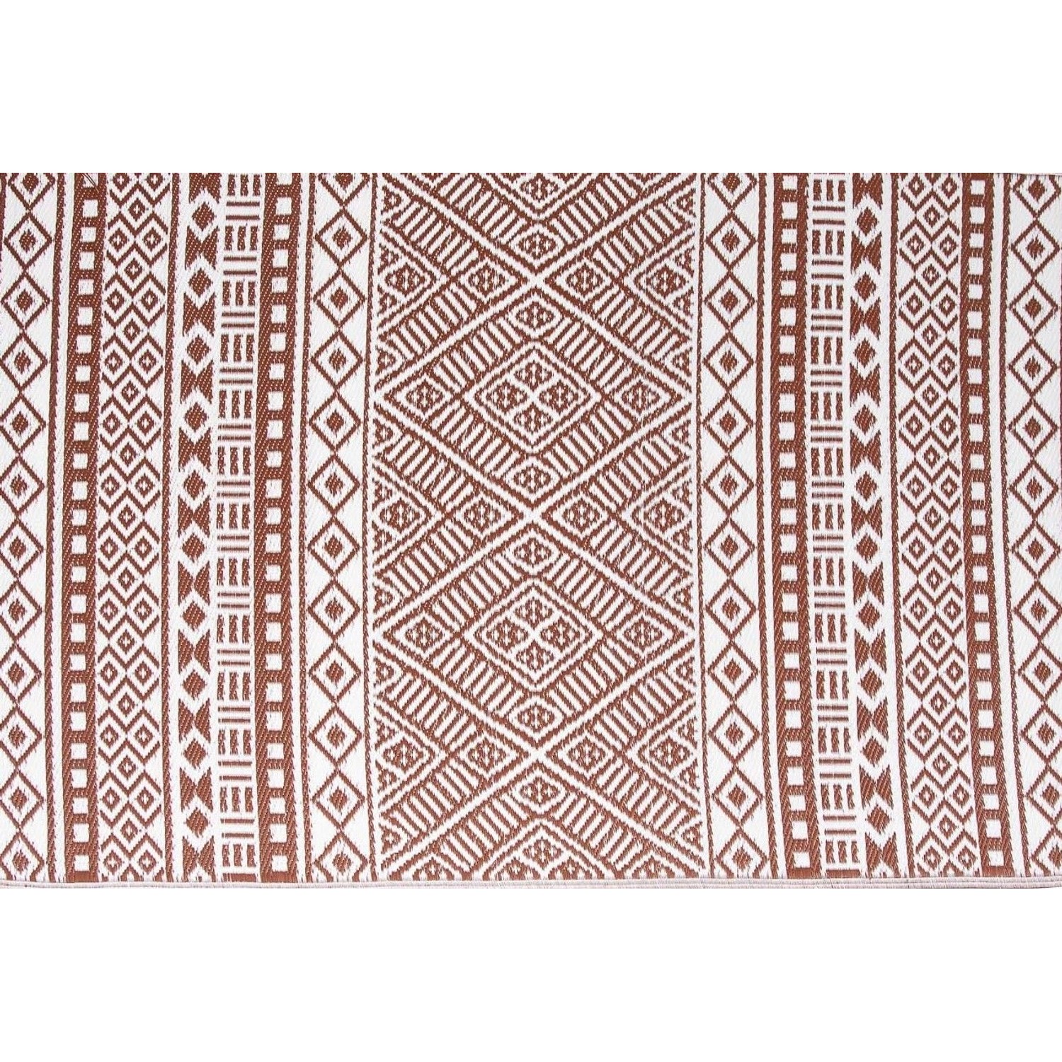 Jet-Line Outdoorteppich Scarlett Braun Gemustert 120 x 180 cm günstig online kaufen