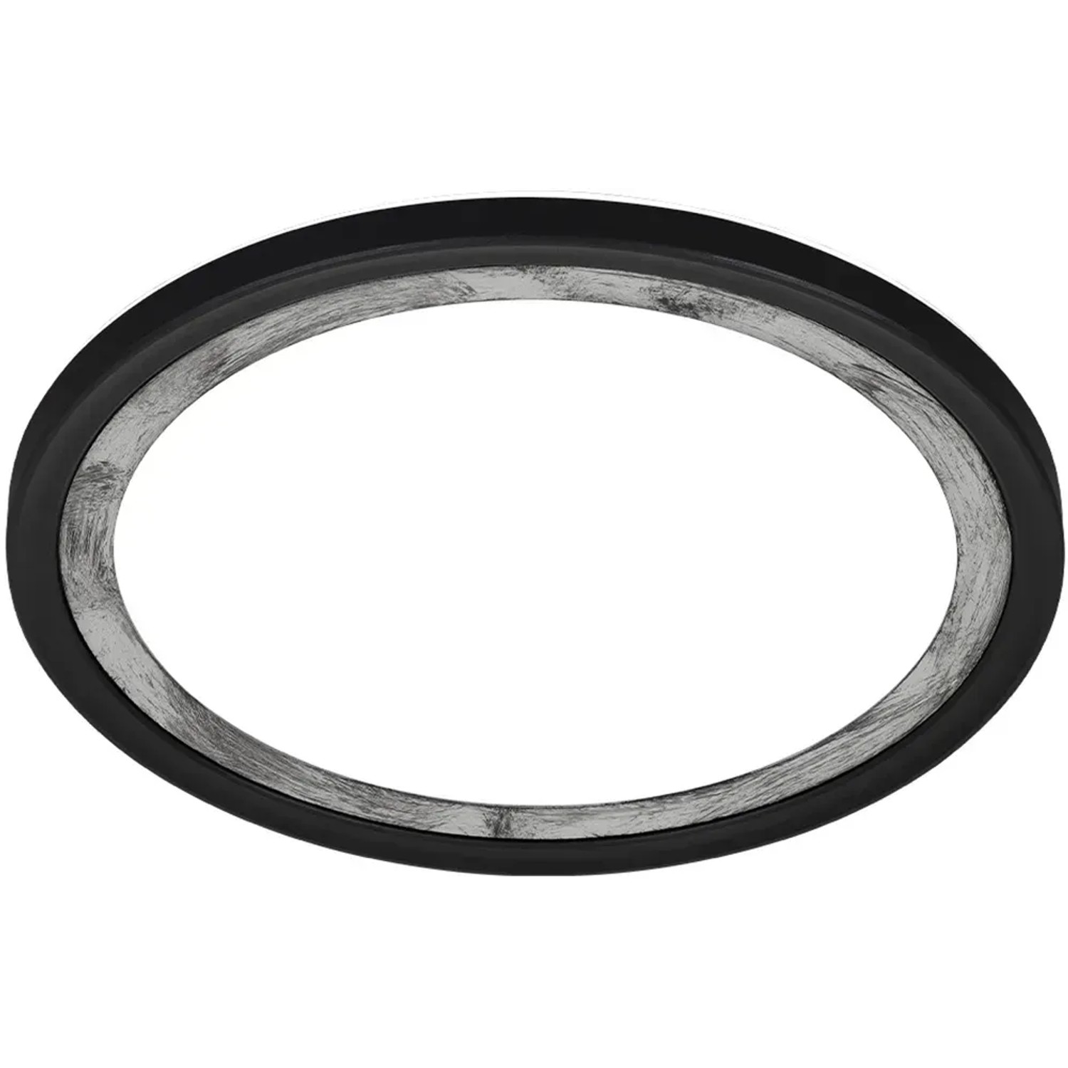 Brilo Panele Slim Deco 18 W Schwarz-Silber