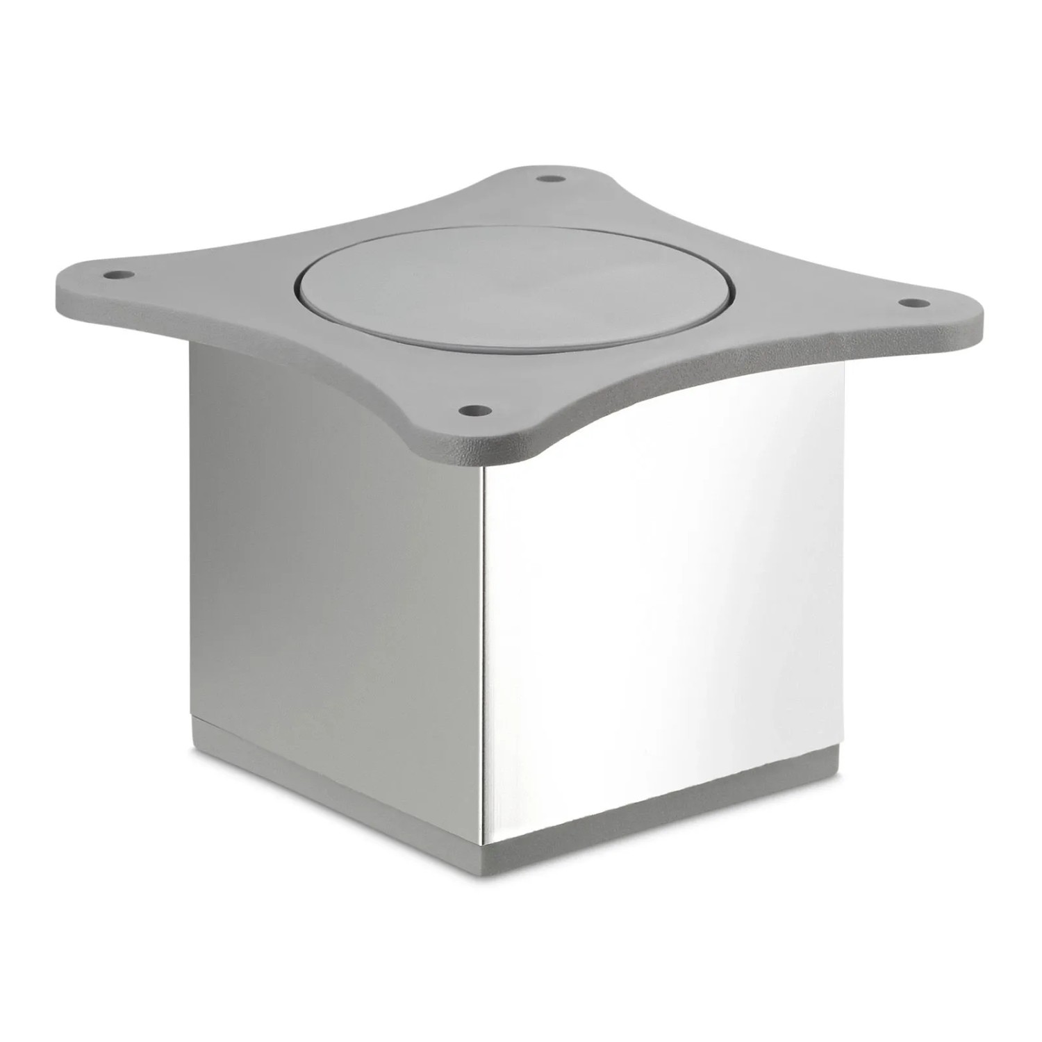 SOTECH Möbelfuß QUEBEC II 65 x 65 mm Höhe 70 mm Chrom Poliert