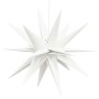 vidaXL LED-Weihnachtsstern Faltbar Weiß 57 cm 356188_5
