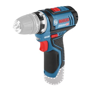 Bosch Professional GSR 12V-15 FC Akku-Bohrschrauber (ohne Akku) in Blau und Schwarz.