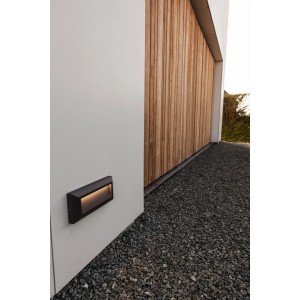 Lutec LED Orientierungslicht Helena, indirektes Licht, Außenwandleuchte für Wege und Einfahrten.