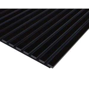 FN Acustico Akustikplatte Eiche, Furnier aus PET u. MDF, zur Schallabsorption und als Wanddeko.