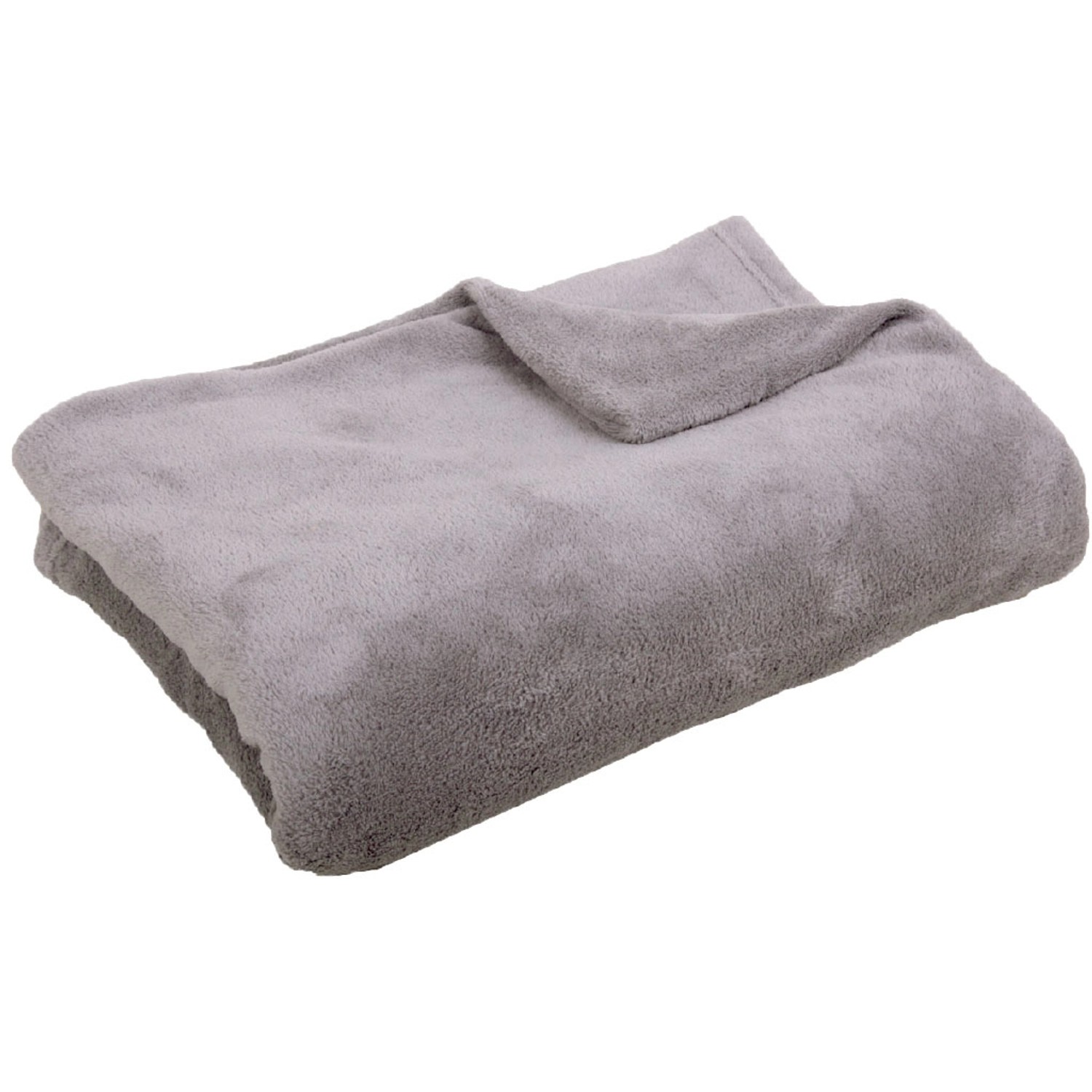 Hellgraue Bestlivings Babydecke aus Mikrofaser, 90x140 cm, weich und kuschelig.